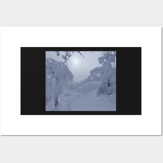 Winter Wonderland Fresh Snow Photo Wall Art by Artstastic